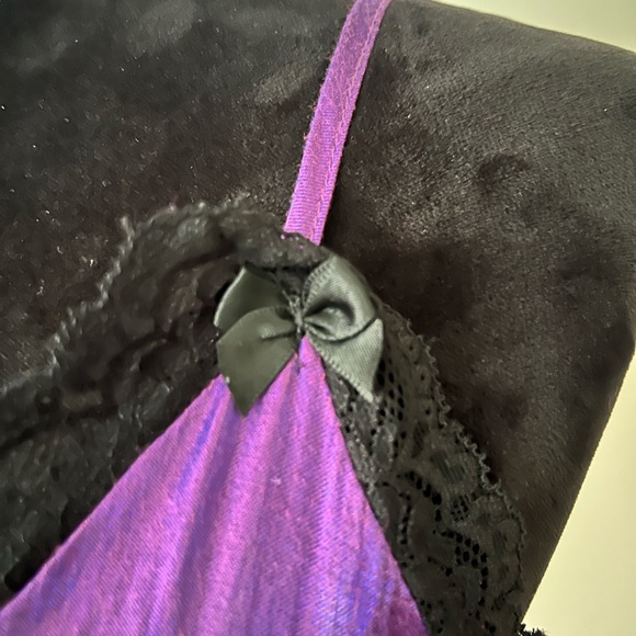 Cider Purple Satin-Feel Slip Dress - Picture 4 of 6